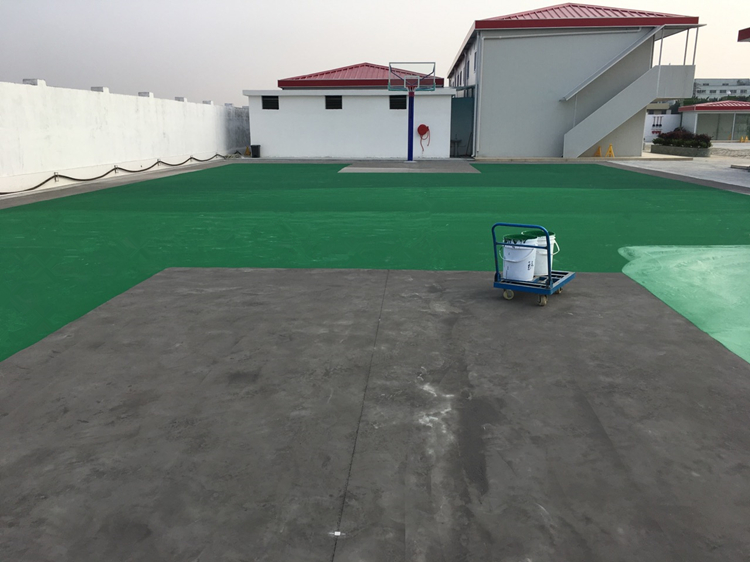 西城球场翻新改造施工